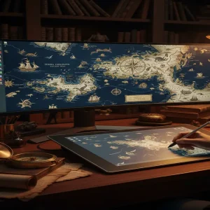 sell vintage map restorations online