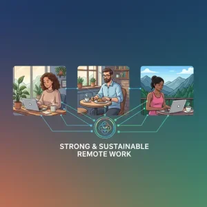 sustainable remote work culture