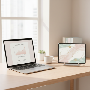 sell aesthetic digital templates