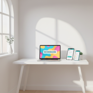 AI-generated workbook passive income