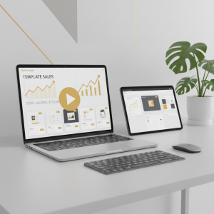 sell digital templates online