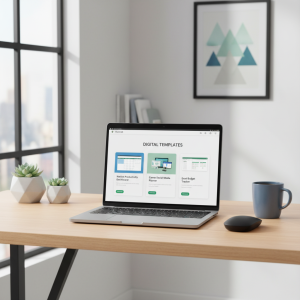 sell digital templates passive income