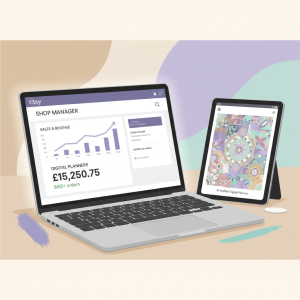 sell AI digital planners Etsy