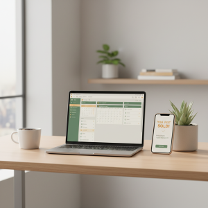 sell digital templates online