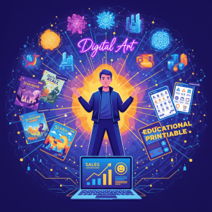 sell AI generated digital products