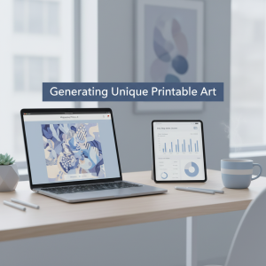 AI generated printable art Etsy