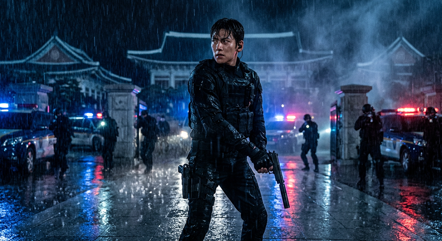 EL K2: Shadow of the Blue House scene