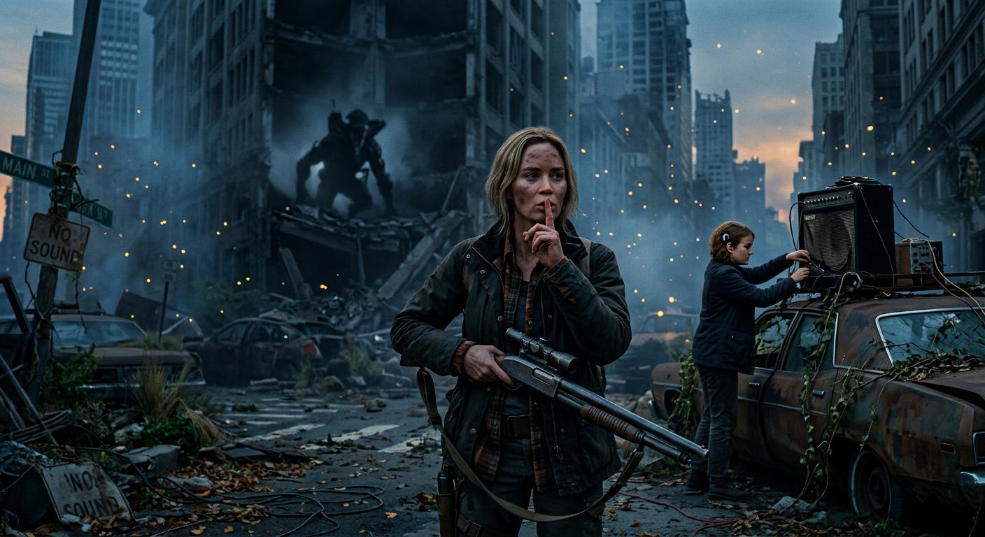 A Quiet Place Part III scene