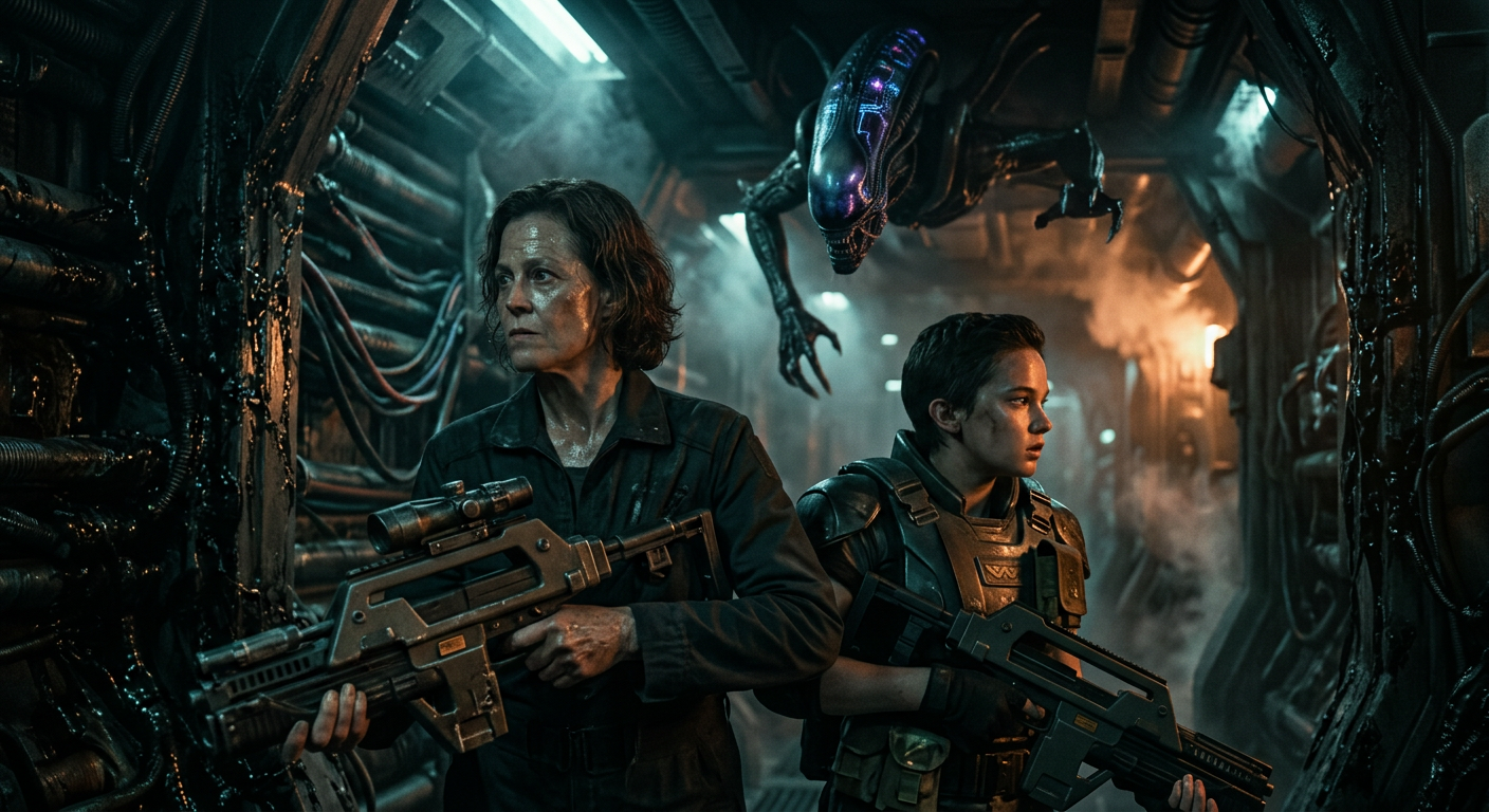 Aliens 4: Sovereign Hive scene