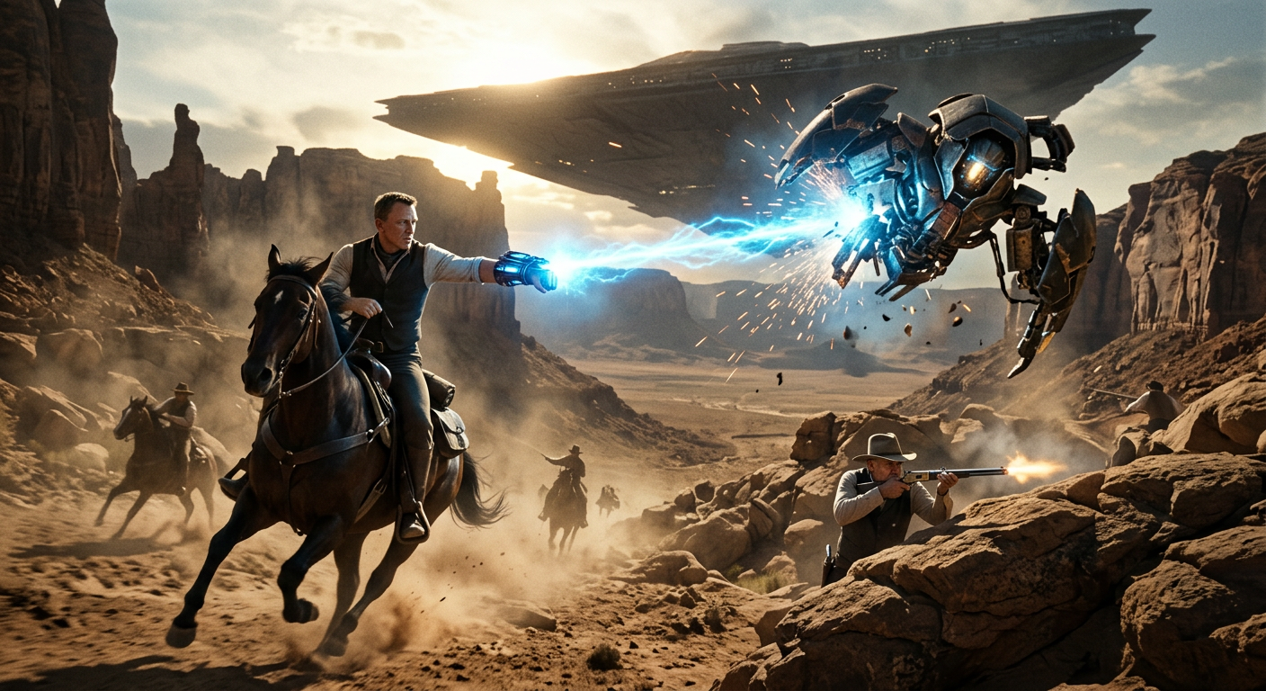 Cowboys & Aliens 2: Galactic Frontier scene