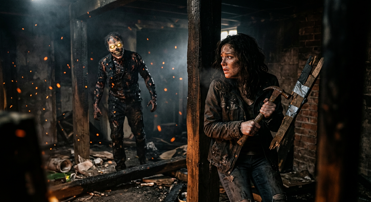Evil Dead Burn scene
