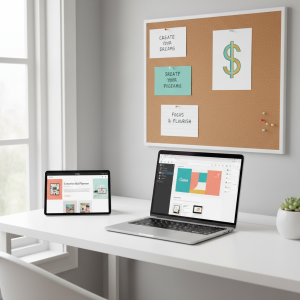 sell digital templates online