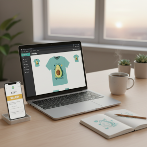 niche print on demand income