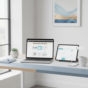 sell digital templates online
