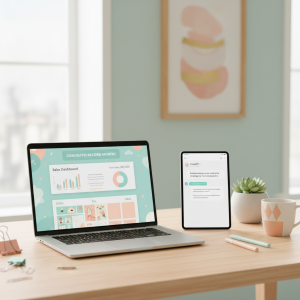 sell AI generated templates Etsy