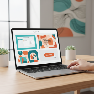 sell digital templates online