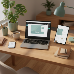 sell canva templates for passive income