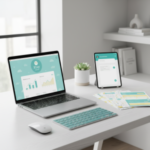 sell AI generated worksheets Etsy