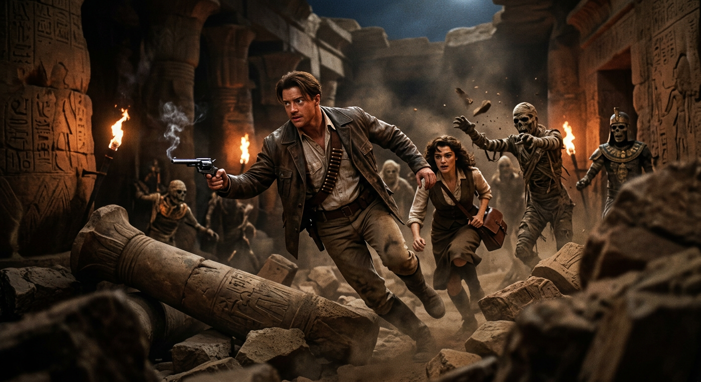 🐫 THE MUMMY scene